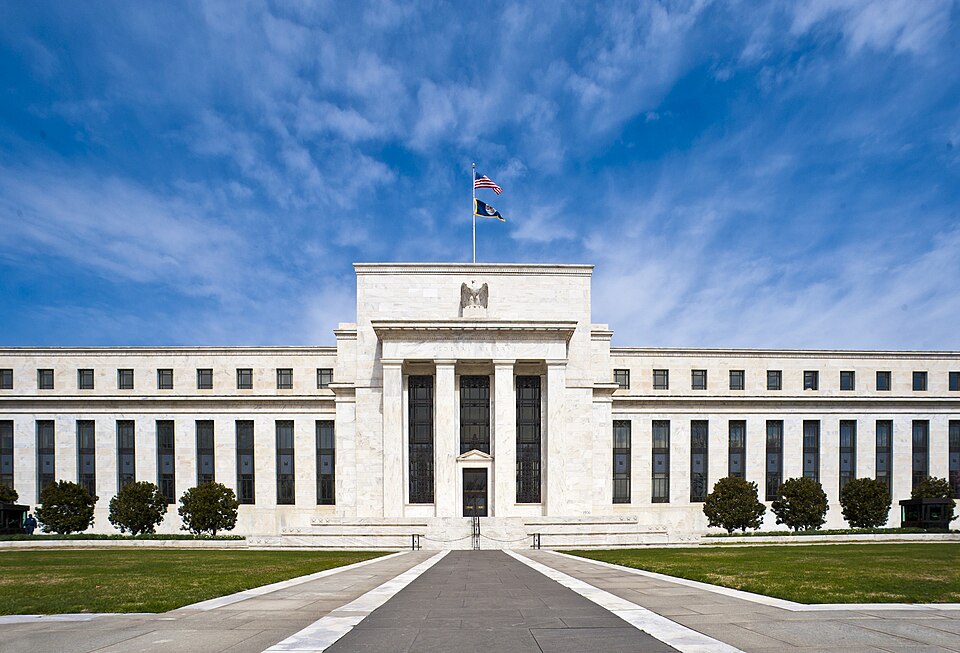 The Marriner S. Eccles Federal Reserve Board Building in Washington, photographed in March 2011